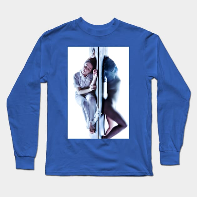 Blue Anatomy Long Sleeve T-Shirt by lanzafame